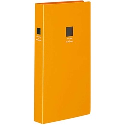 ポシェットアルバム黒台紙Ａ４スリムＬ判３００枚黄