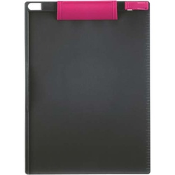 クリップボード　Ａ４縦　レッド×ダークグレー１０枚