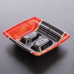 リスパック 発泡トレー 宅悦 20-17 えん赤