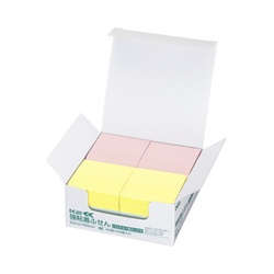 強粘着ふせん　Ｋ２　５０×５０　パステル混色２０冊