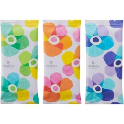 不織布おしぼり hitohira 使い捨てウエットタオル FLOWER mimoto