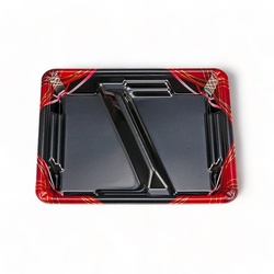 【廃番商品】シーピー化成 弁当容器 TN味来7S-2 あやな赤 本体