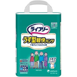 ライフリーうす型軽快パンツ　Ｍ　２２枚×４