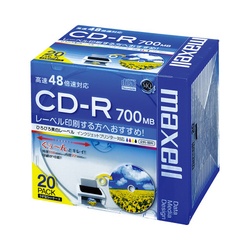 ＣＤ−Ｒデータ用　４８倍速　ＩＪ対応　２０枚Ｐ