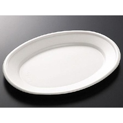 中央化学 オードブル容器 小判皿 大 (L)