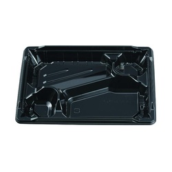 弁当容器 MS角弁 23-17-2 黒 本体 エフピコチューパ