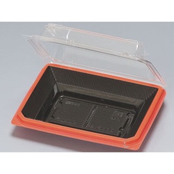 福助工業 フードパック スクエア15 黒淵朱