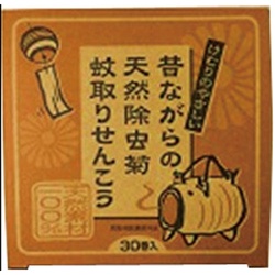 昔ながらの天然除虫菊蚊取り線香　３０巻×５