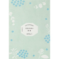 便箋　活版　ちらし花柄　２０５５９