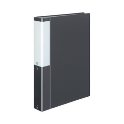 クリヤーブックポジティ　Ａ４縦　濃灰　８０Ｐ