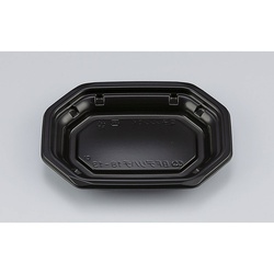 惣菜容器 BFデリハチ18-13 黒 本体 シーピー化成