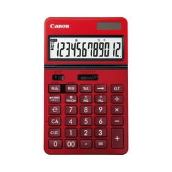 電卓　カラー　ＫＳ−１２２０ＴＵ　レッド