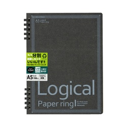 ペーパーリングノート　Ａ５ワイド　方眼　１０冊