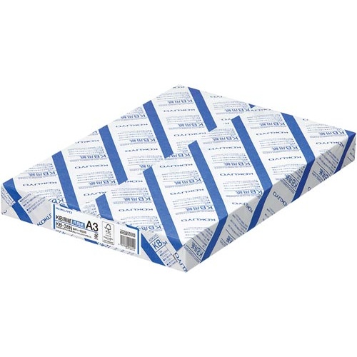 ＫＢ用紙（共用紙）　６４ｇ　Ａ３　５００枚×３冊