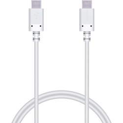 ＵＳＢケーブル　Ｃ−Ｃ　認証品　１．０ｍ　ホワイト