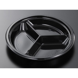 中央化学 オードブル容器 HS PD 19-3 BK 本体