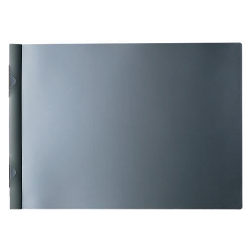 スライドクリップファイルＡ３横ダークグレー×１０