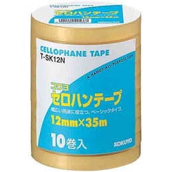 【廃番商品】セロハンテープ工業用　１２ｍｍ×３５ｍ　１０巻入