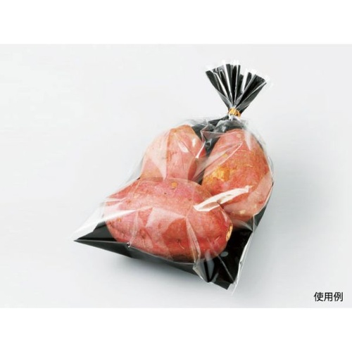 平袋(青果) SB黒＃25×8号 4H プラ エフピコチューパ