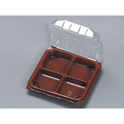 福助工業 和菓子容器 華詩パック WK-4 R/B