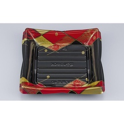 シーピー化成 どんぶり容器 BF華丼40 菱絵赤 本体(N)