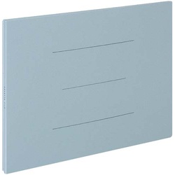ガバットファイル（紙製）　Ｂ４横　青１０冊