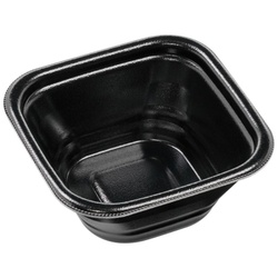 どんぶり容器 DLV角丼 14-14(61)MFP 黒W エフピコ