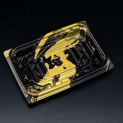 リスパック 刺身容器 バイオ 流派 平17-12B いとど金 本体