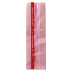 テープ無 OPP袋 ラインスイーツパック(レッド) クリア-6(50枚) ヘッズ