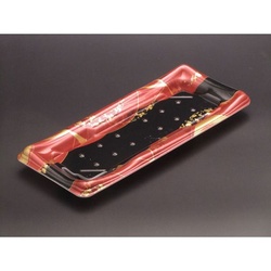 リスパック 寿司容器 誠05B はなまち赤 本体