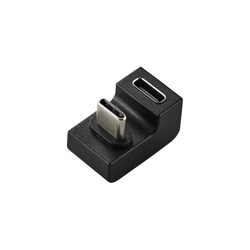ＵＳＢ−Ｃ　Ｕ字　変換アダプタ　急速充電　ブラック
