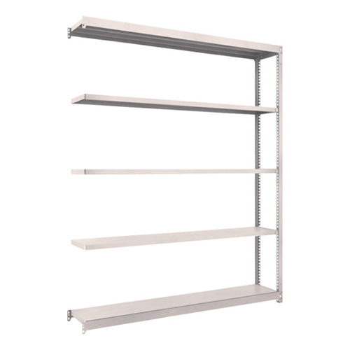 ＴＲＵＳＣＯ スチールラック Ｍ1.5型軽中量棚 1760×295×2100mm 5段連結 ネオグレー M1.57635B