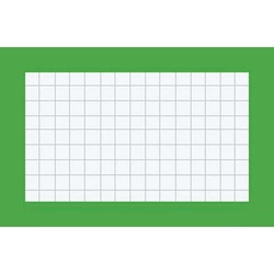 マグネット見出し４３×７４ｍｍ緑