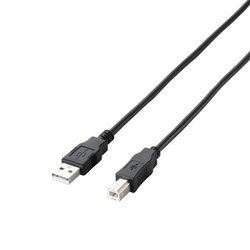 エコＵＳＢ２．０ケーブル　Ａ−Ｂ　１．５ｍ　ＢＫ