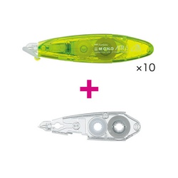 モノエアーペン型詰替式５ｍｍ幅ライム１０＋詰替１個