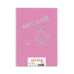 色画用紙　ニューカラーＲ　Ａ４　桃　５０枚