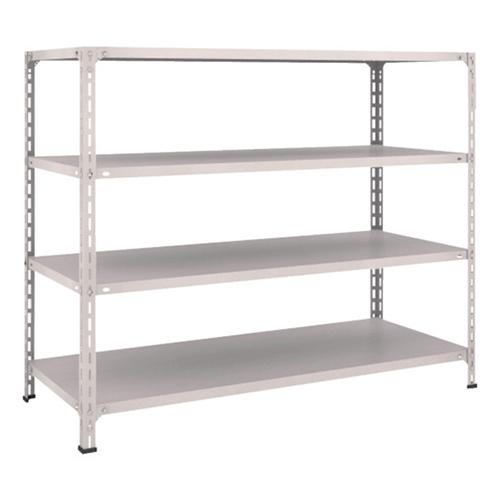 ＴＲＵＳＣＯ スチールラック 軽量棚開放型 1500×600×1200mm 4段 ネオグレー 45W14