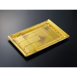 中央化学 刺身容器 CF宴角 40-27 煌々G-BK 本体