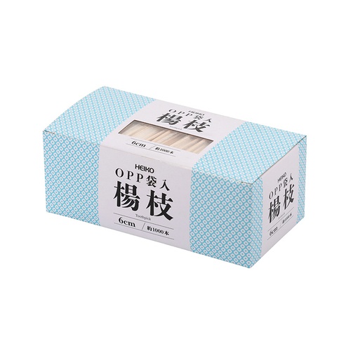 HEIKO 楊枝 箱入 OPP袋入 60mm 約1000本/箱