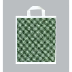 ポリ手提袋 カルチャーバッグ しぼり柄・草 小 福助工業