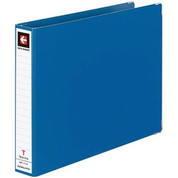 データバインダーＴ型８．５×１２　１７穴青１０冊