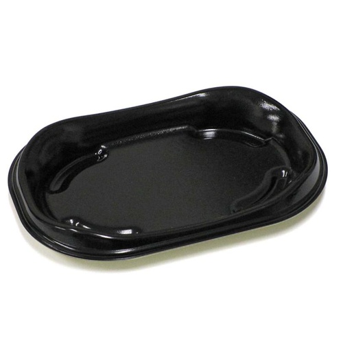 軽食容器 D’sプラスPR22-15 黒 デンカポリマー