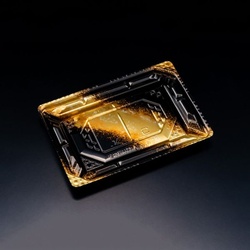 リスパック 刺身容器 バイオPS 美枠 17-12B しょうえい金 本体