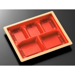 中央化学 弁当容器 CT WF-22I-27 赤木目BK 本体L