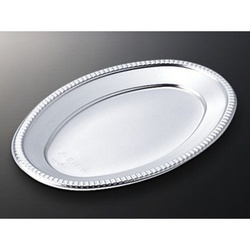 中央化学 オードブル容器 DX 小判皿 K-5 BK