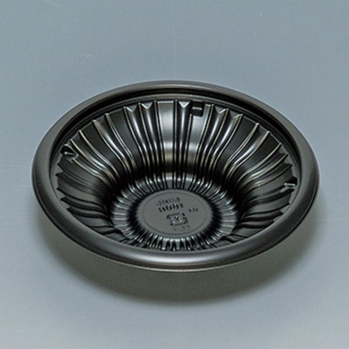 どんぶり容器 盛飯160H 本体 黒 福助工業