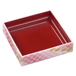 弁当容器 WPS-角180-180(V) 本体 市松春扇 エフピコ