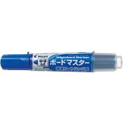 ボードマーカー　ボードマスター　中字丸芯　青