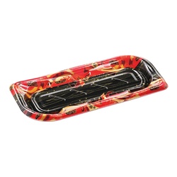 エフピコ 寿司容器 葉皿1-5 本体 舞姫赤