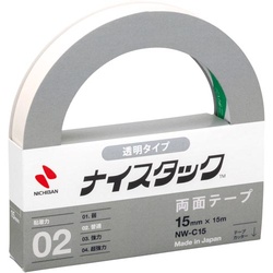 ナイスタック　透明タイプ　１５ｍｍ×１５ｍ　１０巻